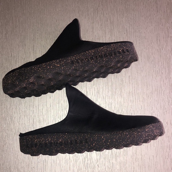 ASPORTUGUESAS clogs women Size 9 Black 000 Corn Biofiber - Picture 3 of 12